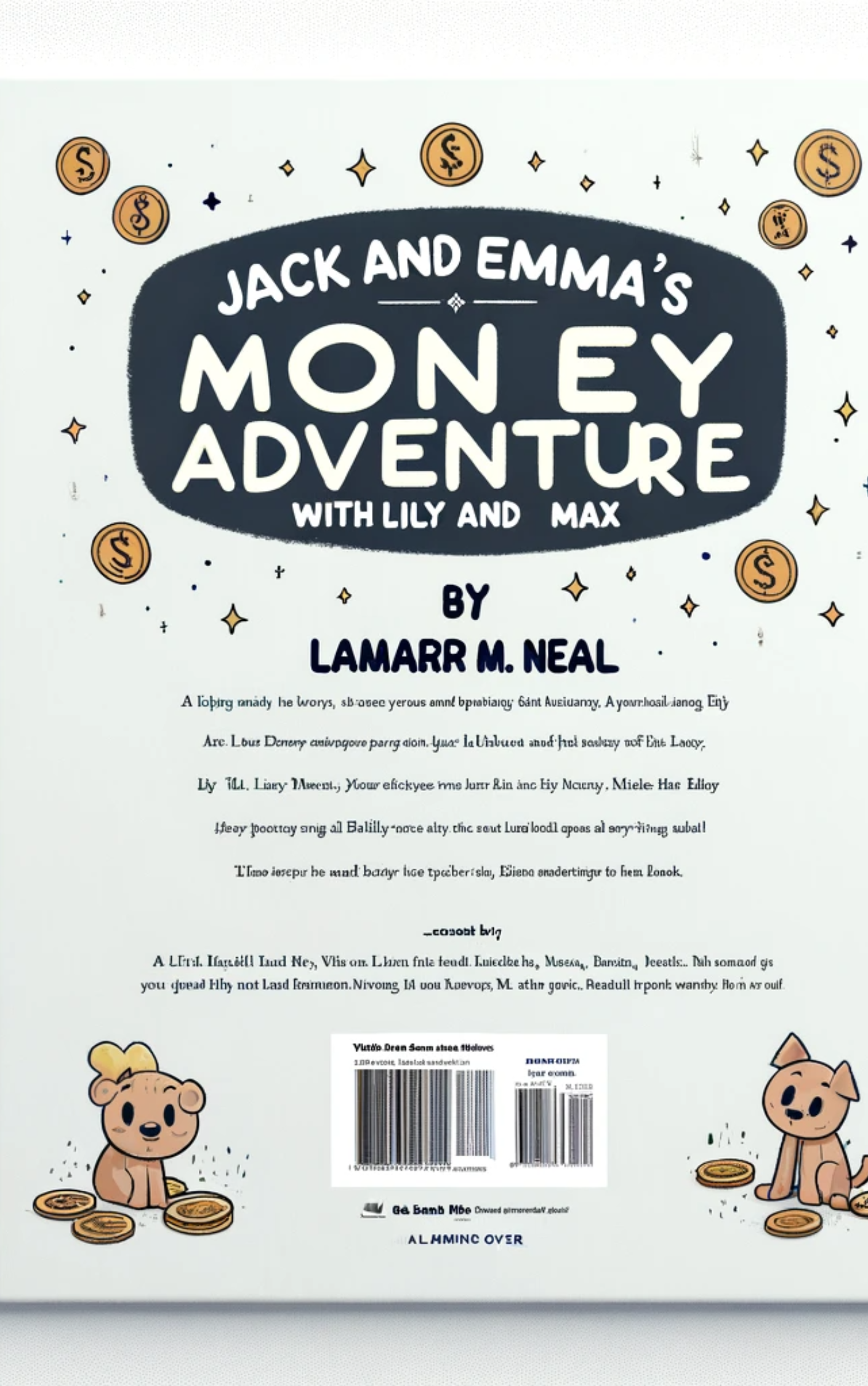 Jack & Emma's Money Adventure - Children's Coloring Book