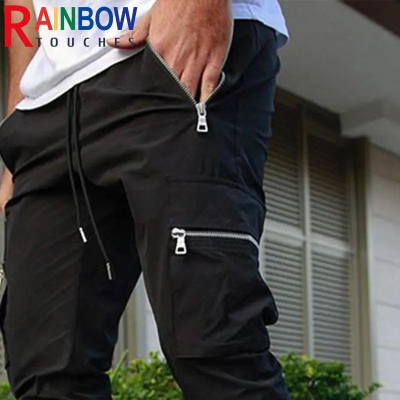 Zip Pocket Men's Cargo Pants - Wamarzon