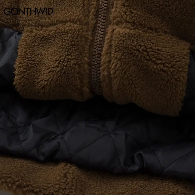 Lambswool Coats Thicken Warm Padded Jackets - Wamarzon