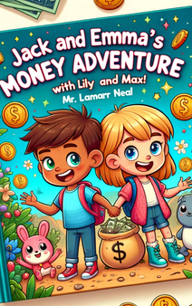 Jack & Emma's Money Adventure  - Children's Coloring Book
