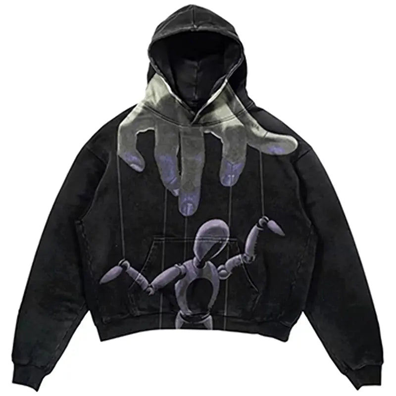 Oversized  Graphic Hoodies - Image #5