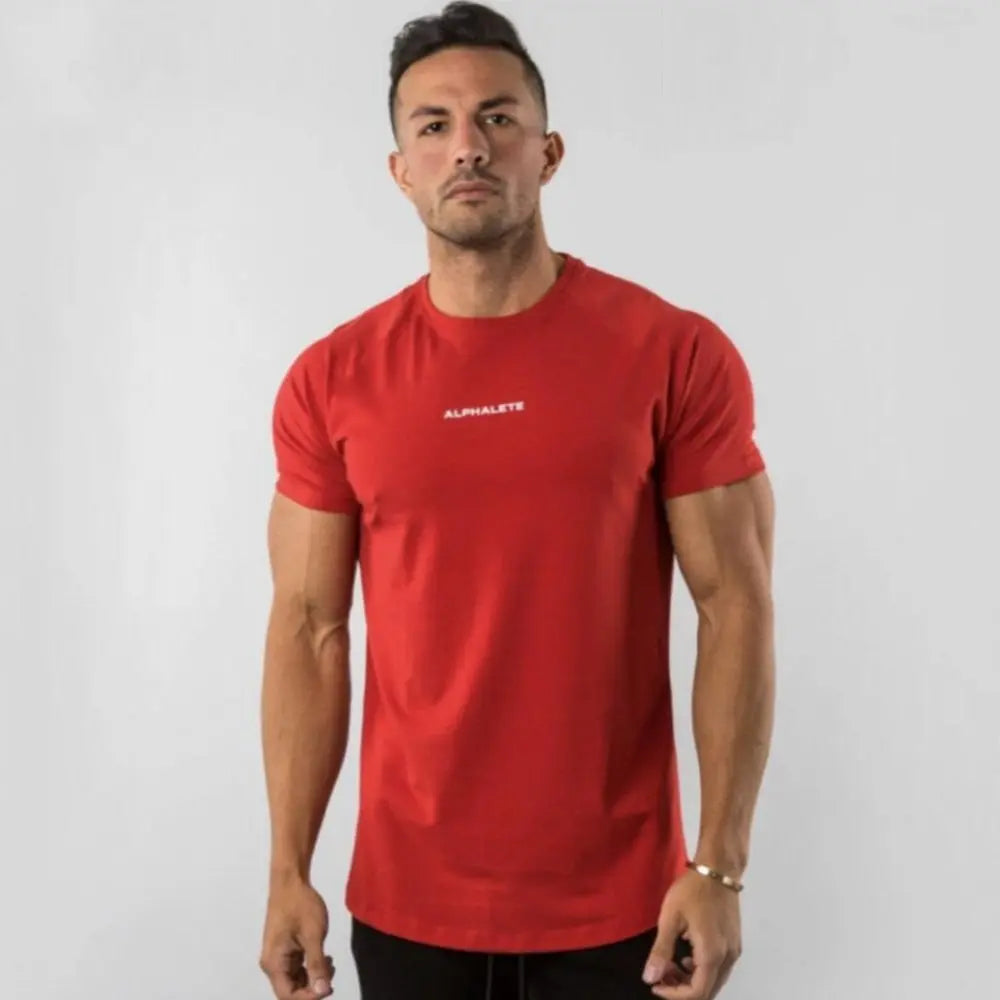 Men Fitted Gym T-Shirt - Wamarzon