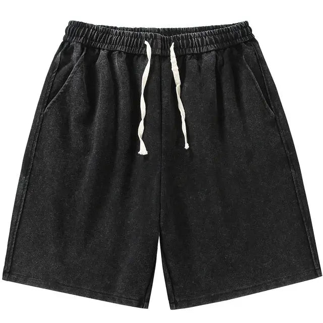 Summer Distressed Cotton Sweatshorts - Wamarzon