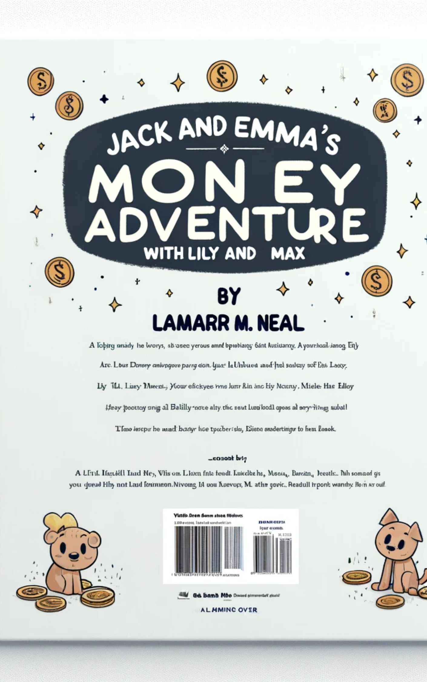 Jack & Emma's Money Adventure  - Children's Coloring Book