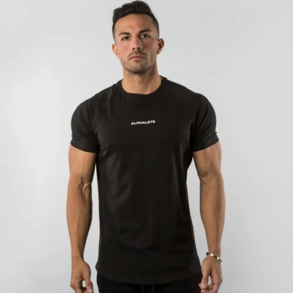 Men Fitted Gym T-Shirt - Wamarzon