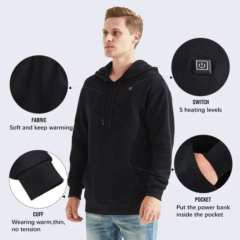 Self Heating Hoodies - Wamarzon