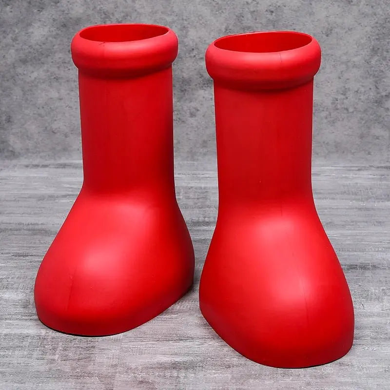 Fashion Men's Red Boots - Wamarzon