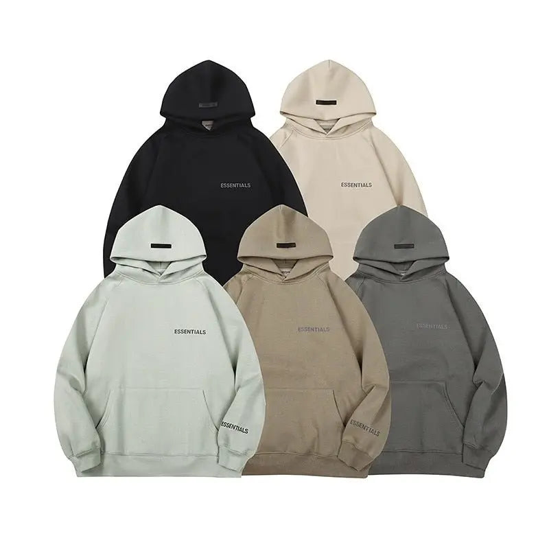 Chest Letters Printing Hooded Sweatshirts - Wamarzon