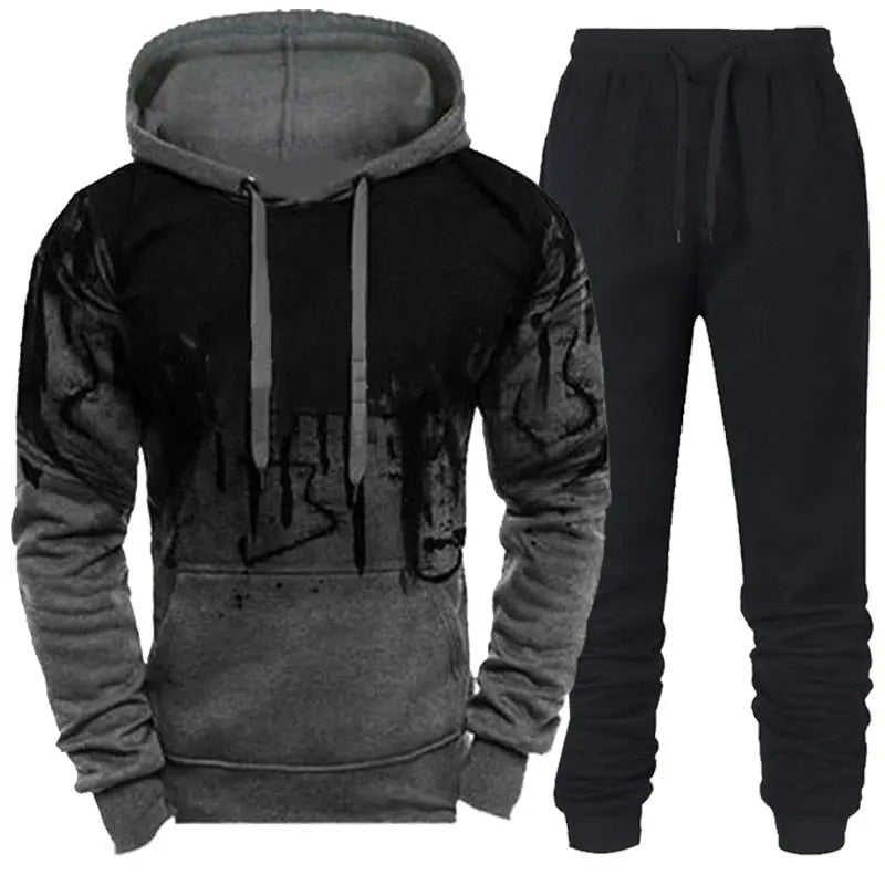 Tracksuit Hoodie and Pants Set - Wamarzon