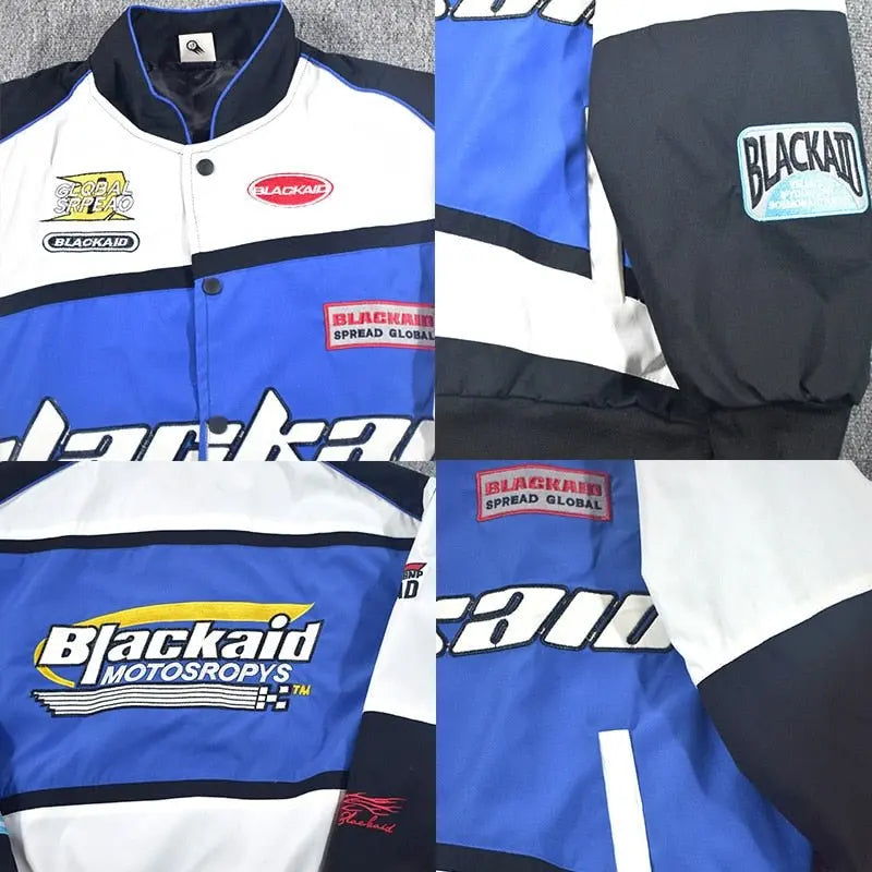 Retro Racing Jacket for Men - Wamarzon