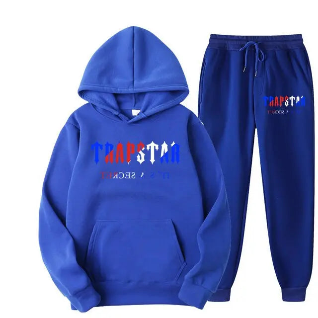 Men's Cotton Hoodie and Sweatpants Set - Image #92