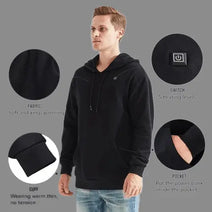 USB Heating Hoodies - Wamarzon