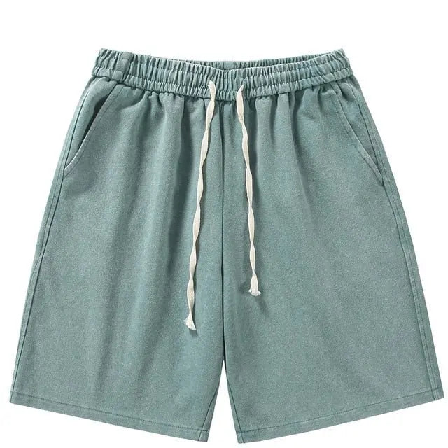 Summer Distressed Cotton Sweatshorts - Wamarzon