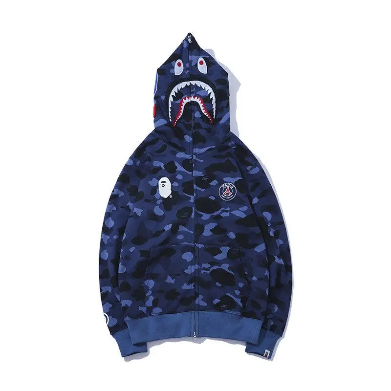 Camouflage Shark Sweatshirt - Wamarzon