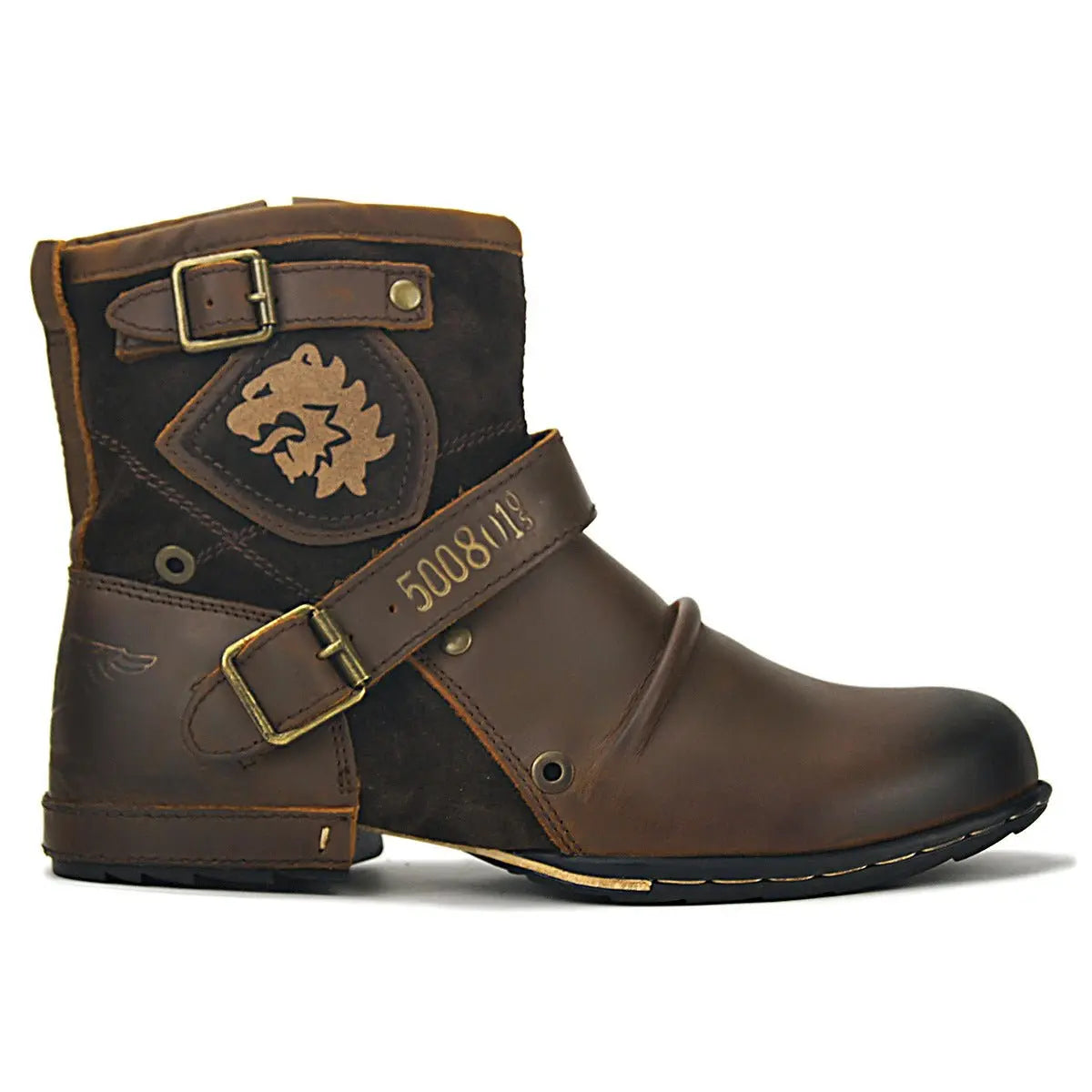 Leather Martin boots - Wamarzon