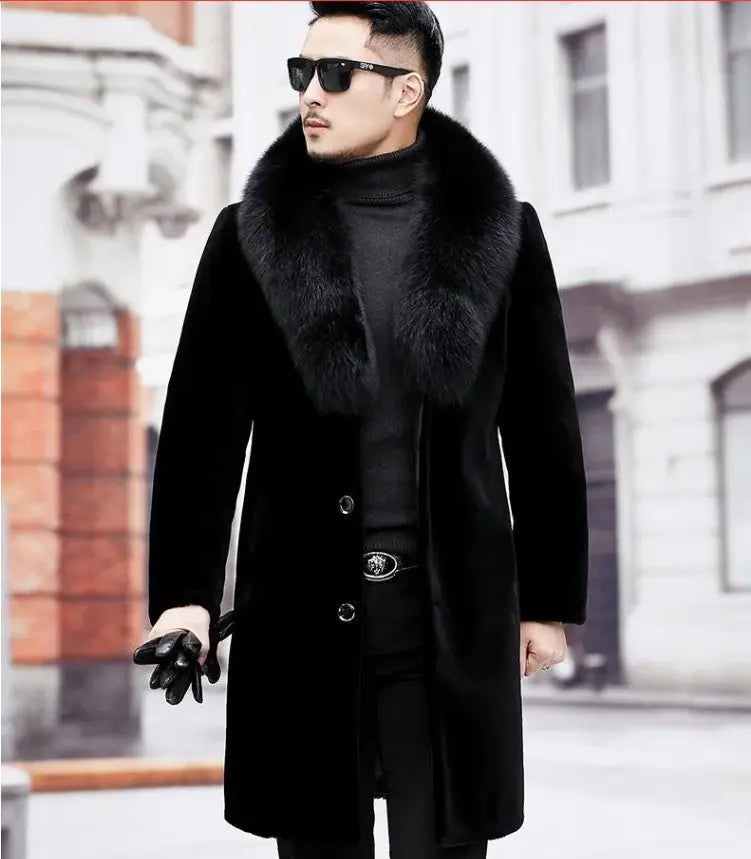 Men's Fur Coat - Wamarzon