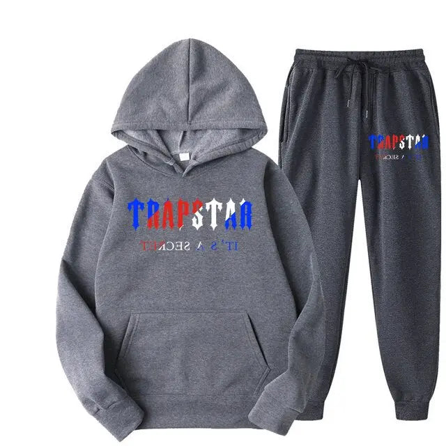 Men's Cotton Hoodie and Sweatpants Set - Image #59