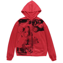 Crazy Red Hoodie - Wamarzon