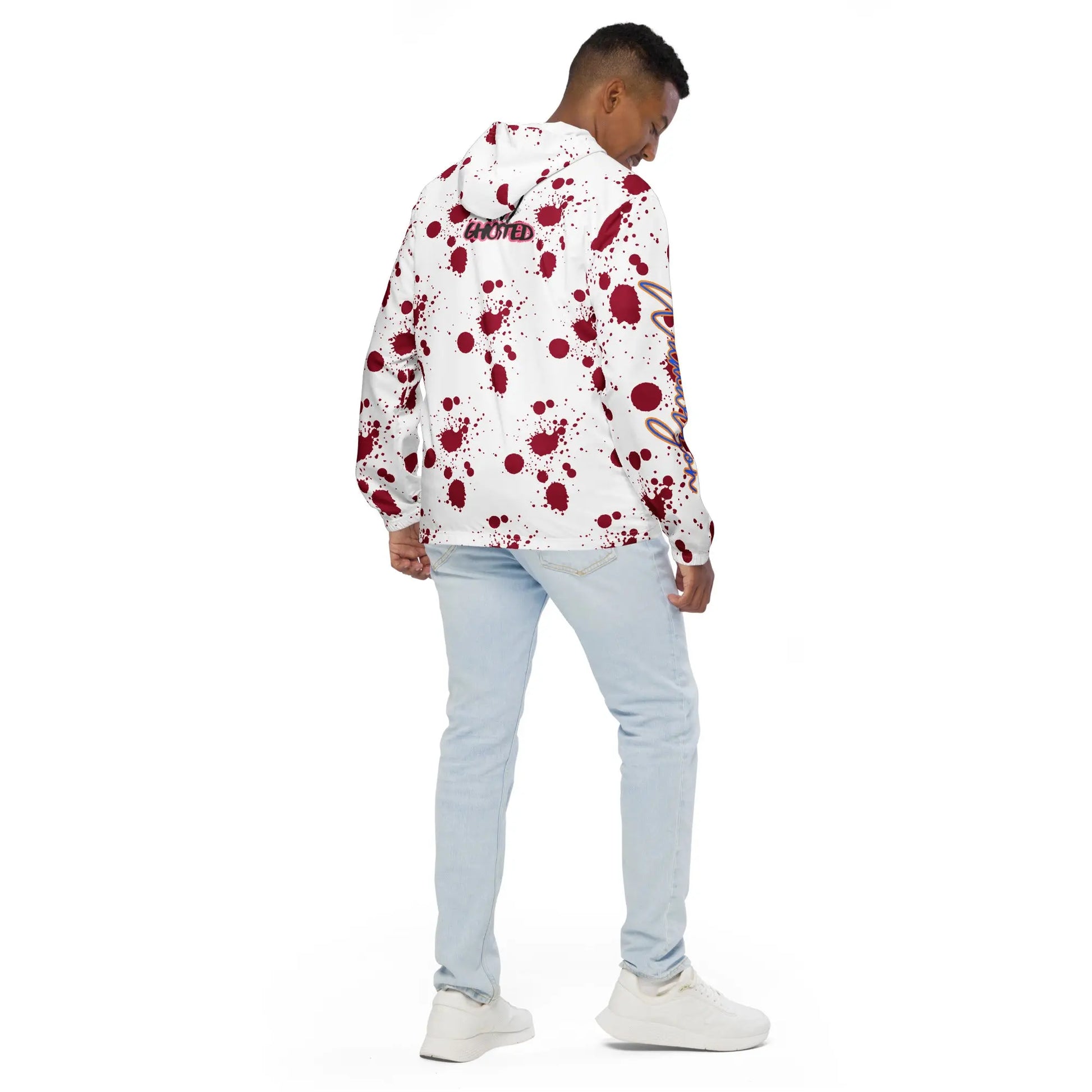 Wamarzon's Ghosted Men’s windbreaker - Image #9