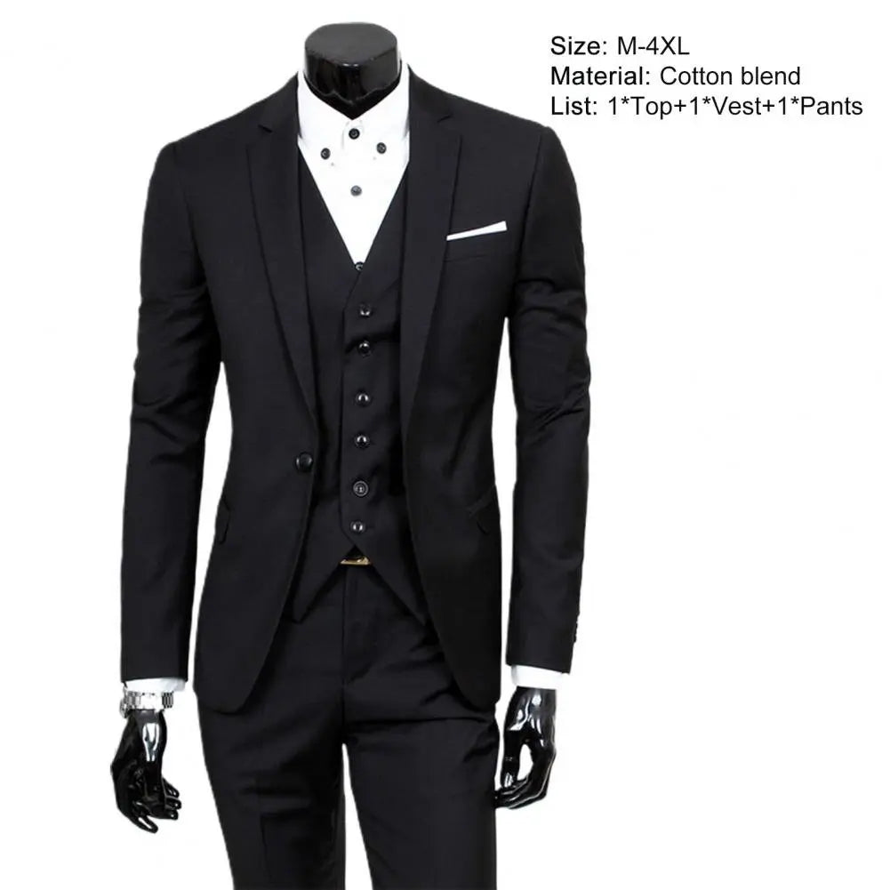 Men's Classic Business Suit - Wamarzon