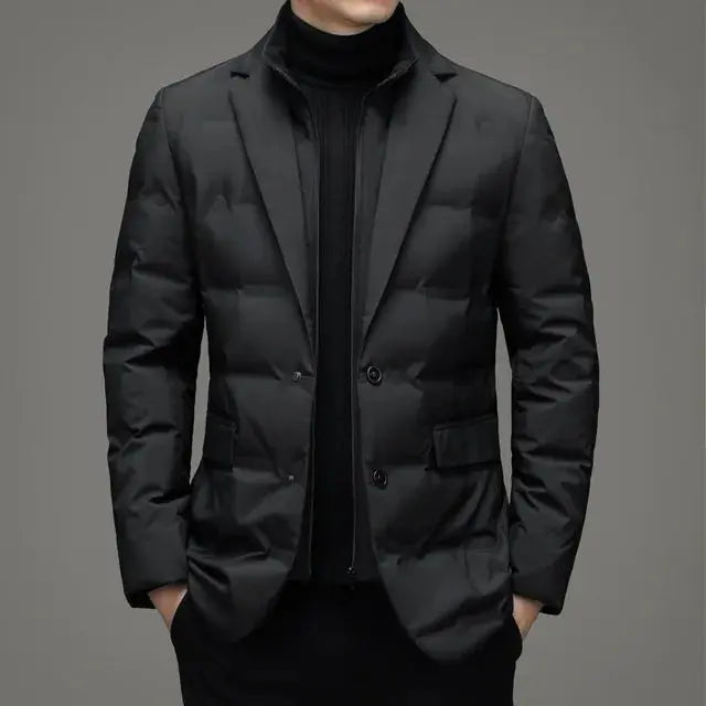 Men's Two-Piece Winter Imitation Blazer - Wamarzon