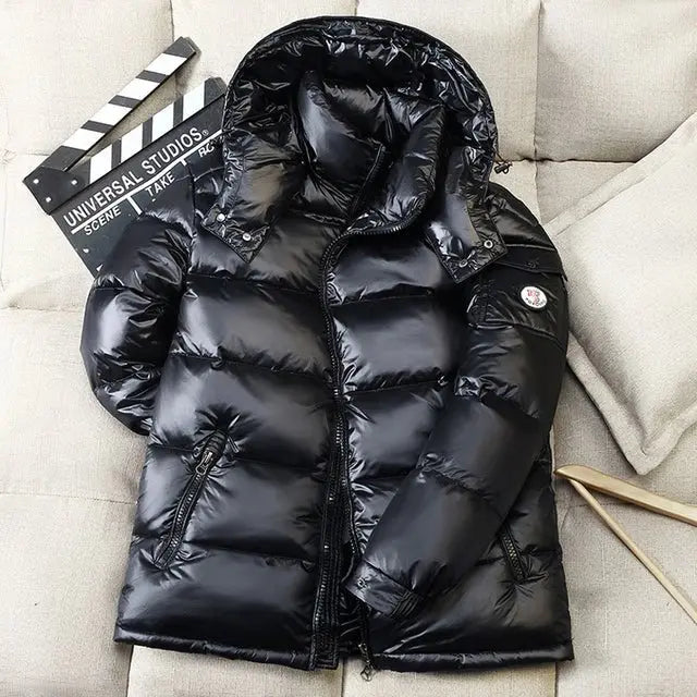 Glossy Duck Down Winter Jackets - Wamarzon