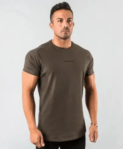 Men Fitted Gym T-Shirt - Wamarzon