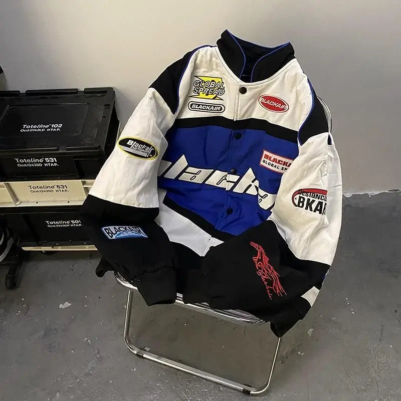 Retro Racing Jacket for Men - Wamarzon