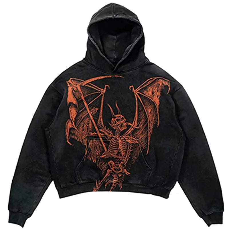 Oversized  Graphic Hoodies - Image #4