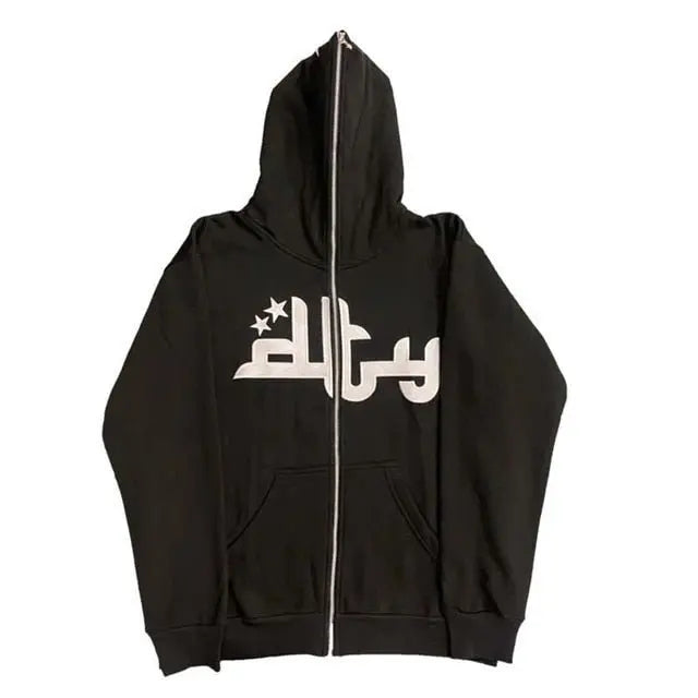 Zip Up Long Sleeve Unisex Hoodies - Wamarzon