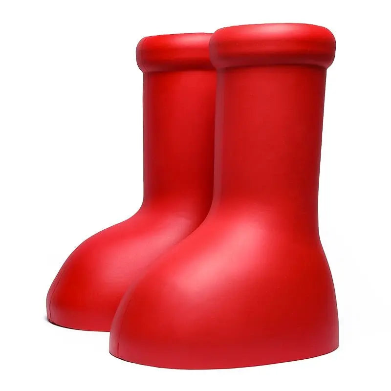 Fashion Men's Red Boots - Wamarzon