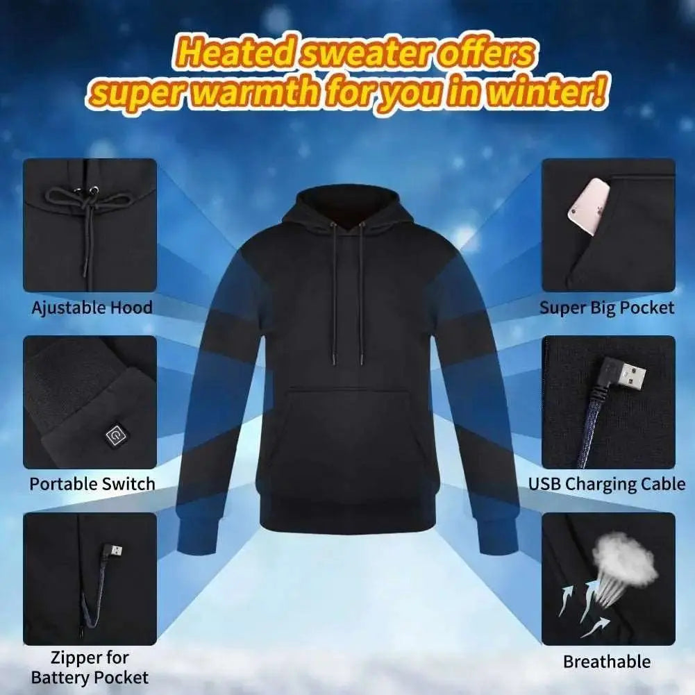 Self Heating Hoodies - Wamarzon