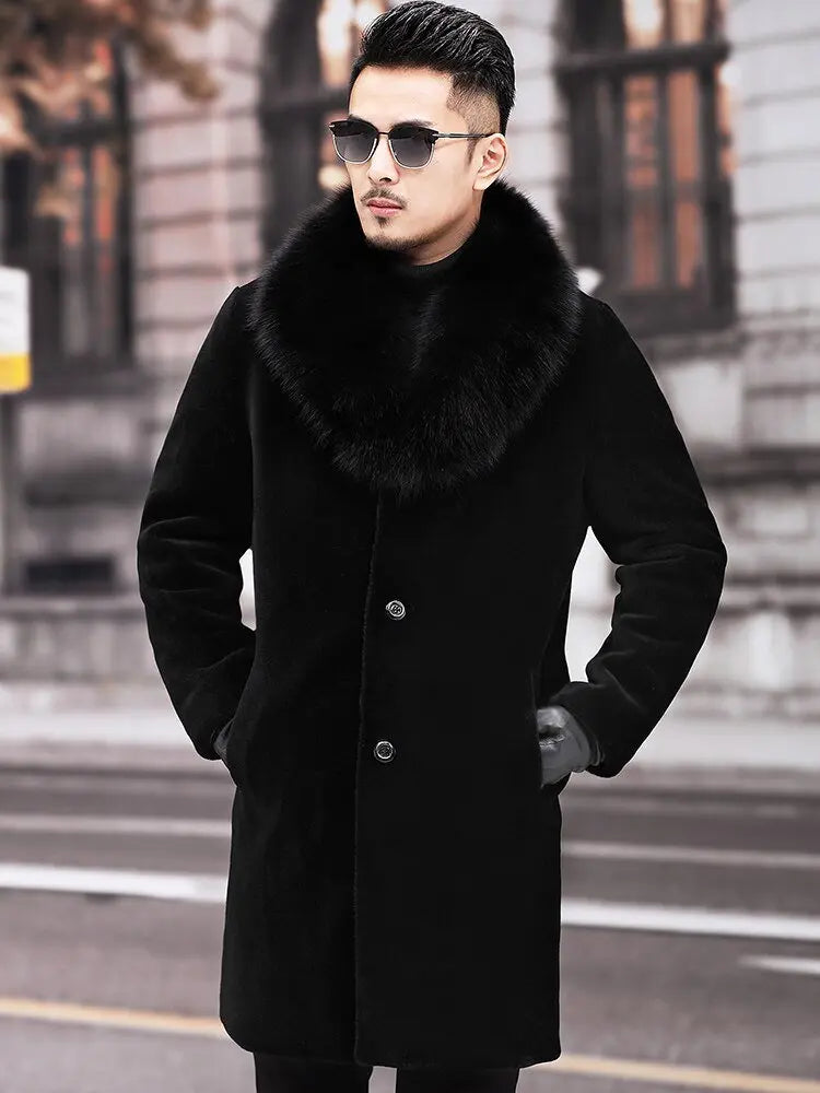 Men's Fur Coat - Wamarzon