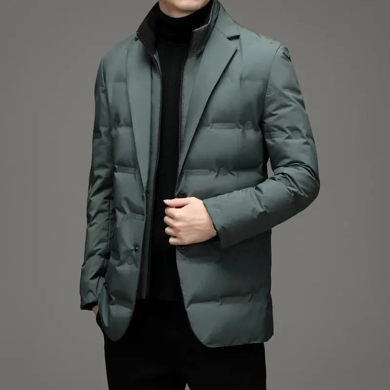 Men's Two-Piece Winter Imitation Blazer - Wamarzon