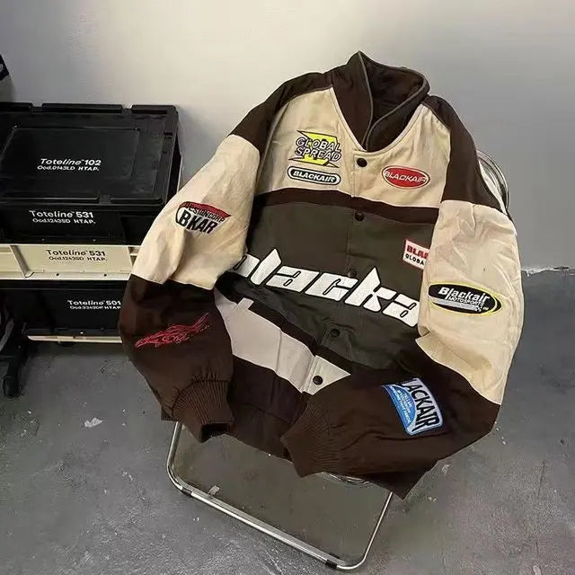 Retro Racing Jacket for Men - Wamarzon