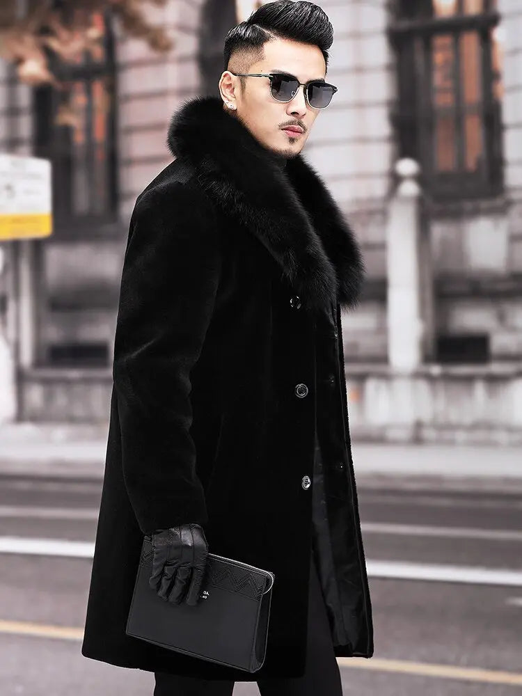 Men's Fur Coat - Wamarzon