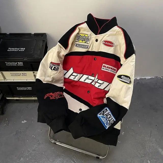 Retro Racing Jacket for Men - Wamarzon