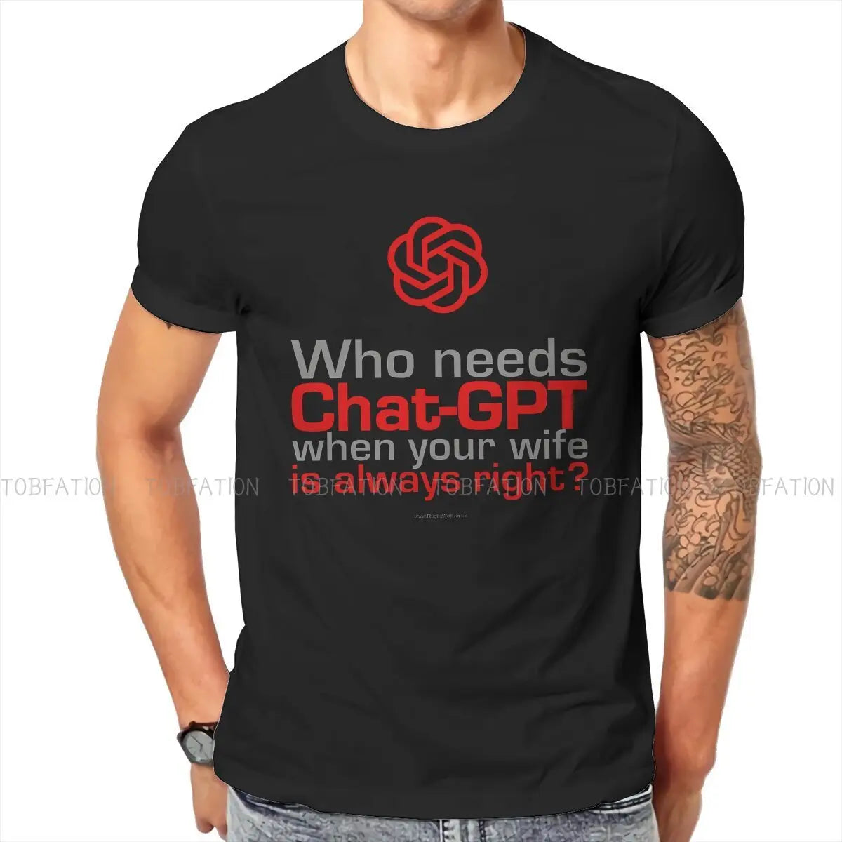 Wife Hip Hop T-Shirt Chat GPT - Wamarzon