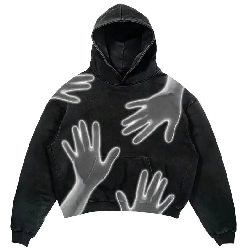 Oversized  Graphic Hoodies - Image #2