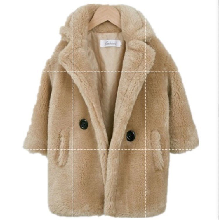 Big Kids Fur Coat In Autumn And Winter Coat - Wamarzon