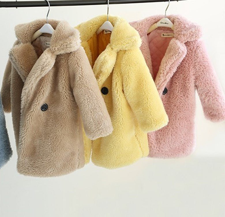 Big Kids Fur Coat In Autumn And Winter Coat - Wamarzon