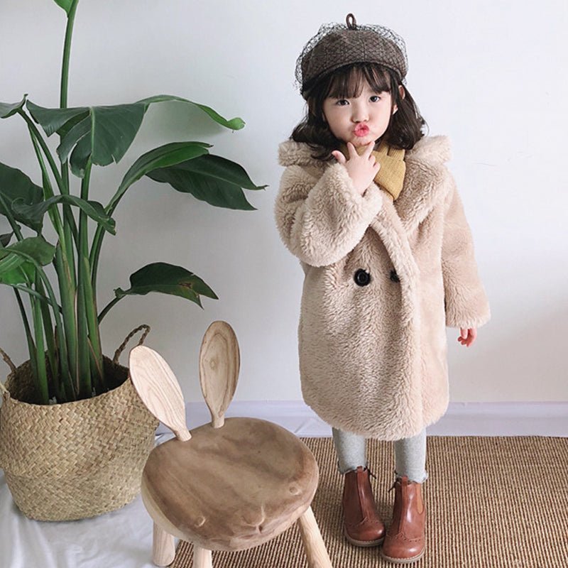 Big Kids Fur Coat In Autumn And Winter Coat - Wamarzon