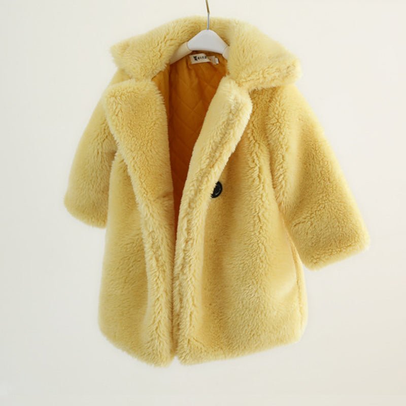Big Kids Fur Coat In Autumn And Winter Coat - Wamarzon