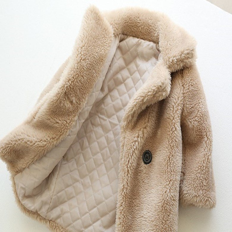 Big Kids Fur Coat In Autumn And Winter Coat - Wamarzon