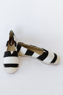 Casual Striped Espadrille Shoes - Wamarzon