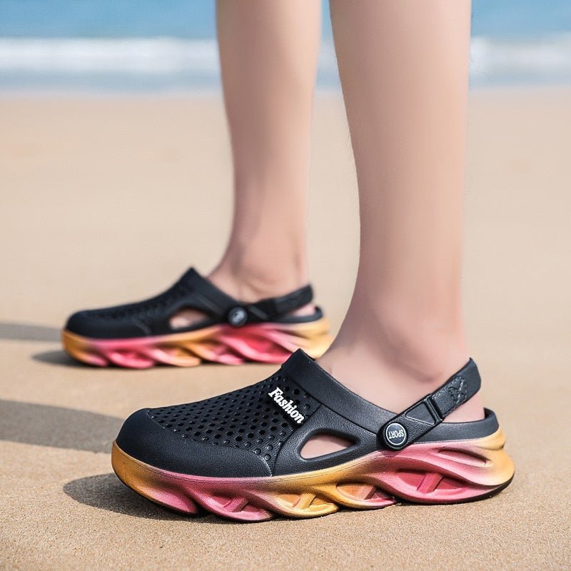 Colorful Beach Crocs - Wamarzon