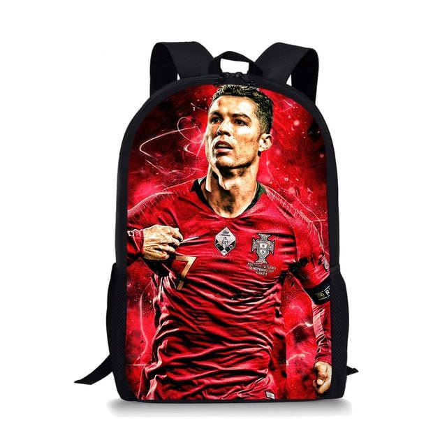 Cristiano Ronaldo School Bags - Wamarzon