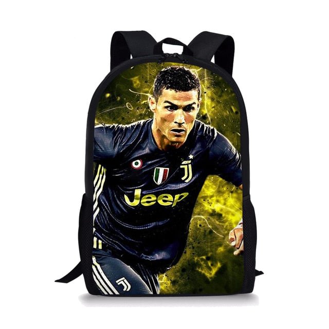 Cristiano Ronaldo School Bags - Wamarzon