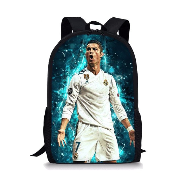 Cristiano Ronaldo School Bags - Wamarzon