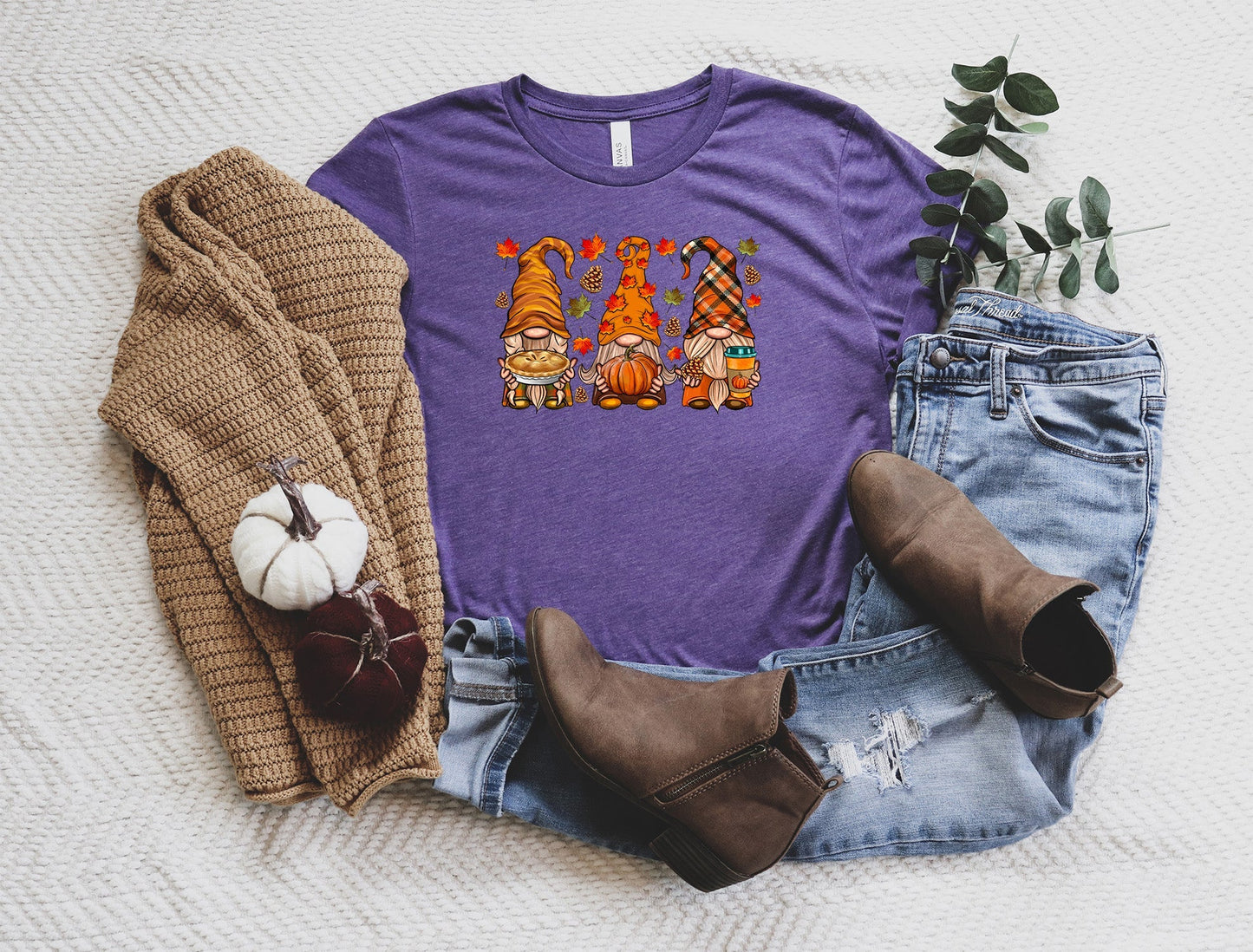 Fall Gnome T-Shirt - Wamarzon